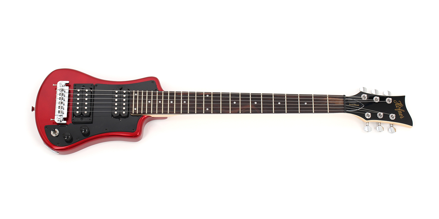 Hofner Shorty Deluxe - Red (Non CITES)-1