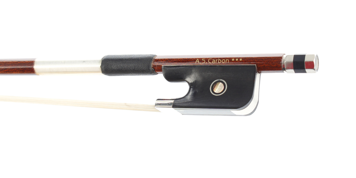 Carbon and Pernambuco Bass Bow AS-56 (French)